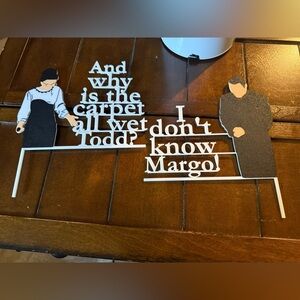 Set Margo Todd Christmas vacation Griswold holiday door 2pc ornament